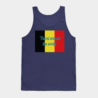 Travel Around the World - Belgium Tank Top